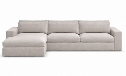 Younger Furniture Big Easy Extra Deep & Wide Arm & Kidney Pillow Sectional Collection