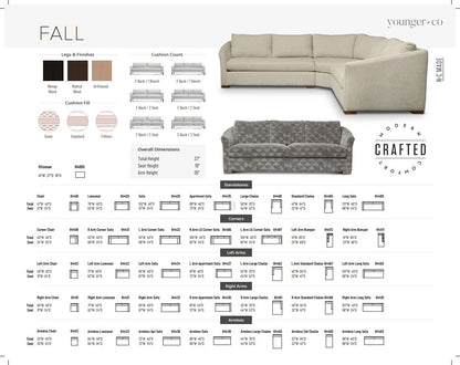 Younger Furniture Fall Flair Arm Sofa Collection