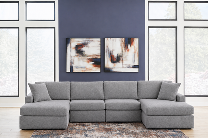 Modmax Modular 4-Piece Double Chaise Sectional