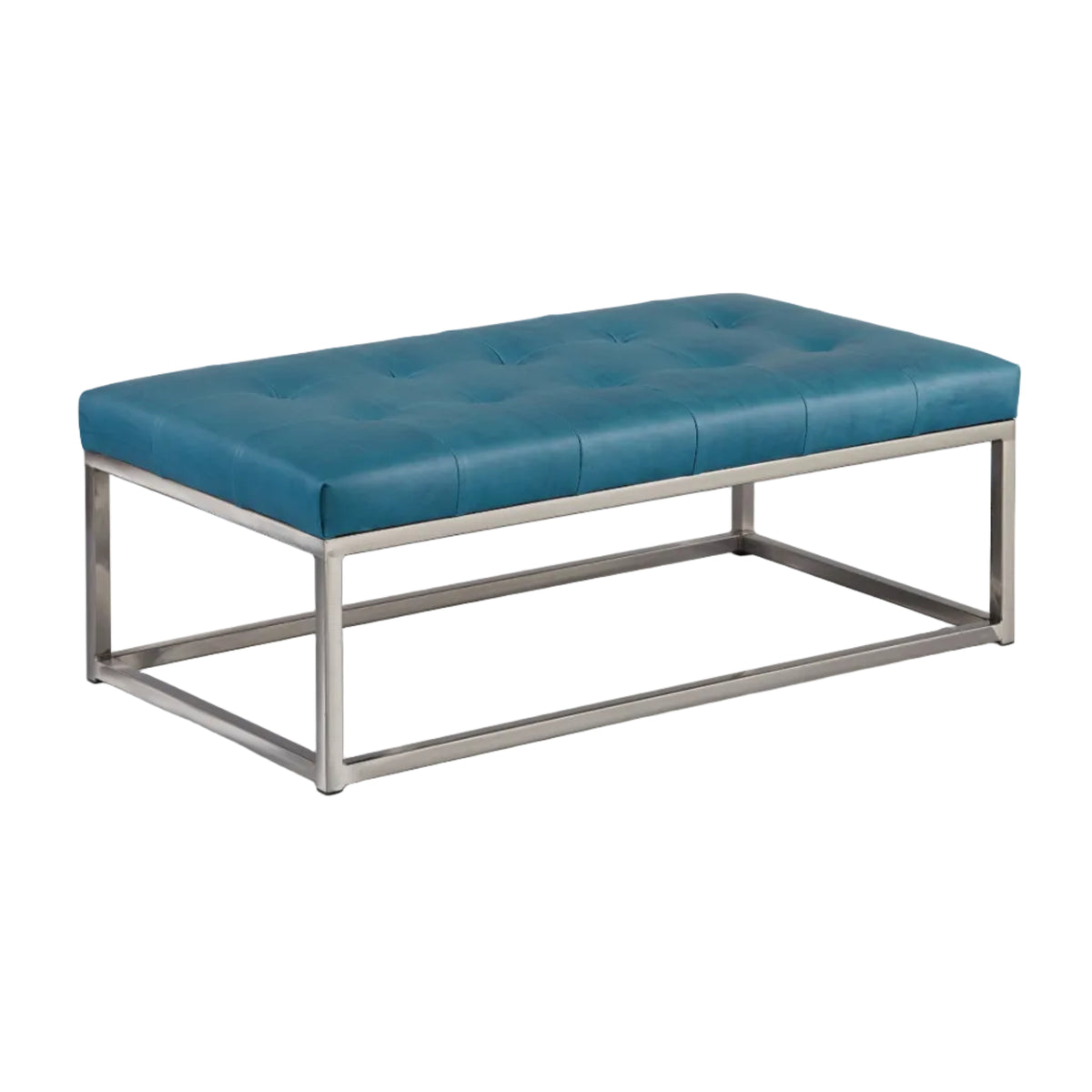 Younger Furniture Box Metal Rectangle Ottoman