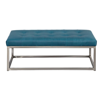 Younger Furniture Box Metal Rectangle Ottoman