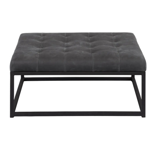 Younger Furniture Box Metal Square Ottoman
