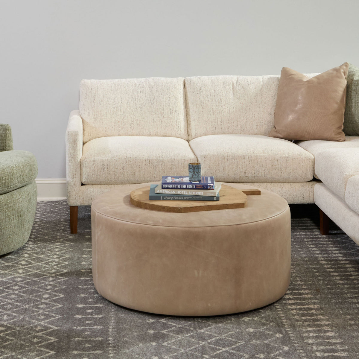 Younger Furniture Poppy Round Ottoman