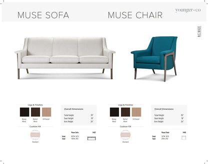 Younger Furniture Muse Sofa Collection
