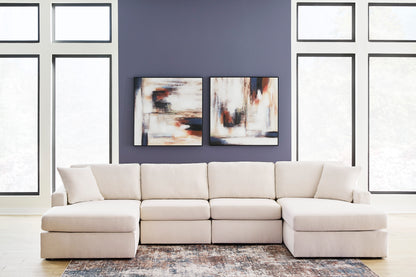 Modmax Modular 4-Piece Double Chaise Sectional