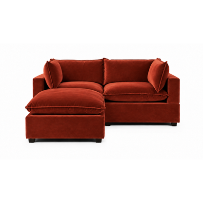 Bellamia Collections Luna Modular 86" Sofa + Ottoman