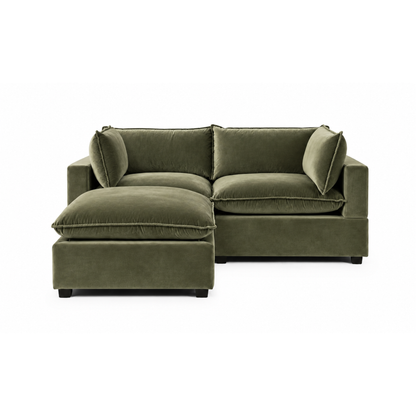 Bellamia Collections Luna Modular 86" Sofa + Ottoman