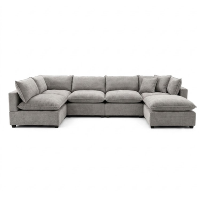 Bellamia Collections Luna Modular U-Shape Sectional