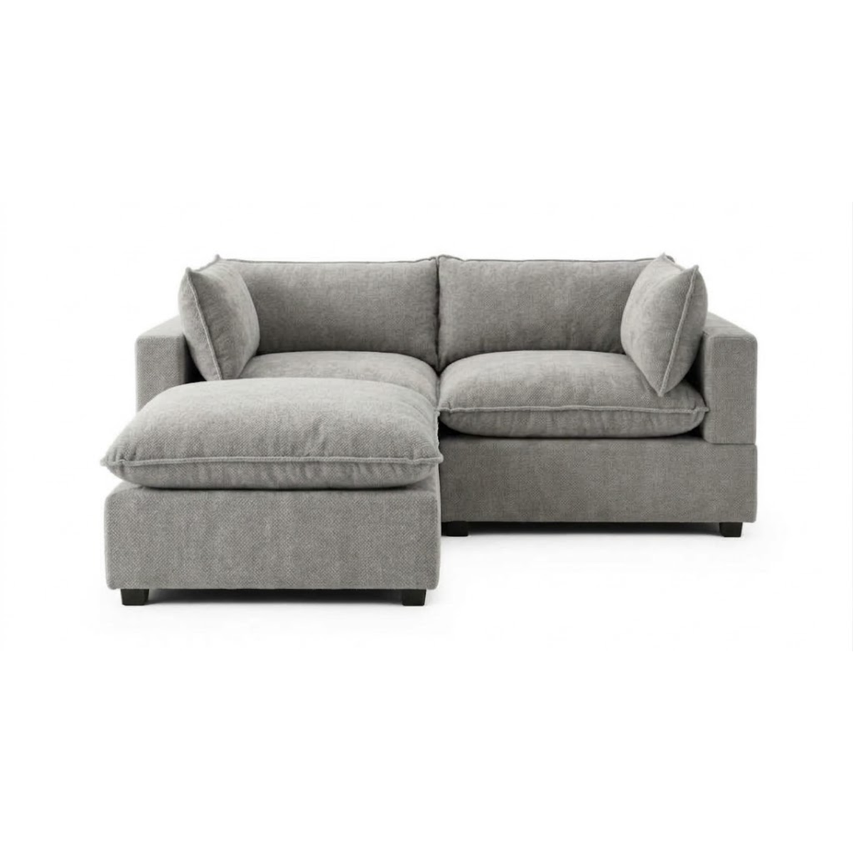 Bellamia Collections Luna Modular 86" Sofa + Ottoman