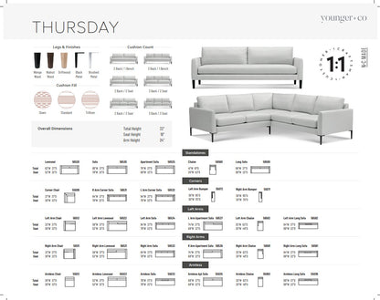 Younger Furniture Thursday Sofa Collection