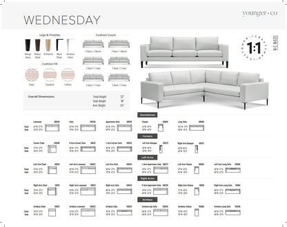Younger Furniture Wednesday Sofa Collection
